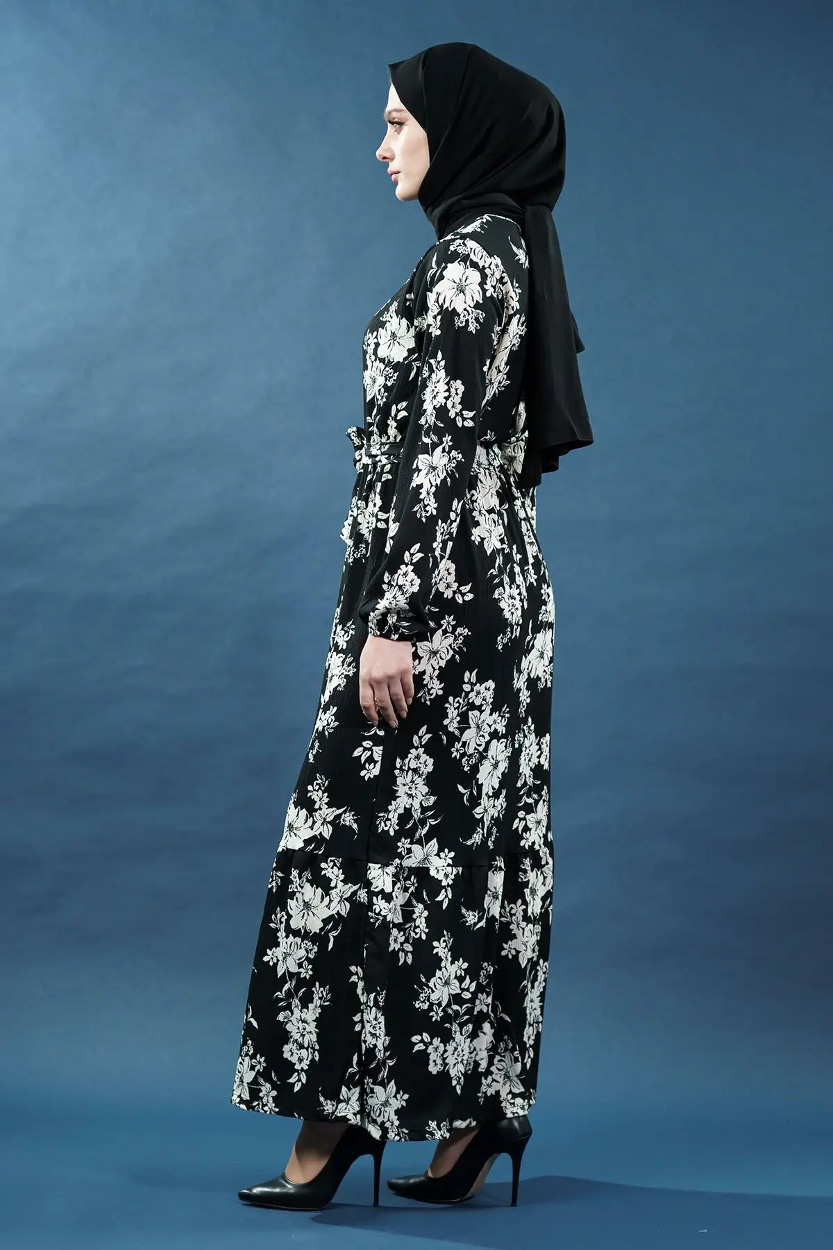 New Season Floral Dress-detail