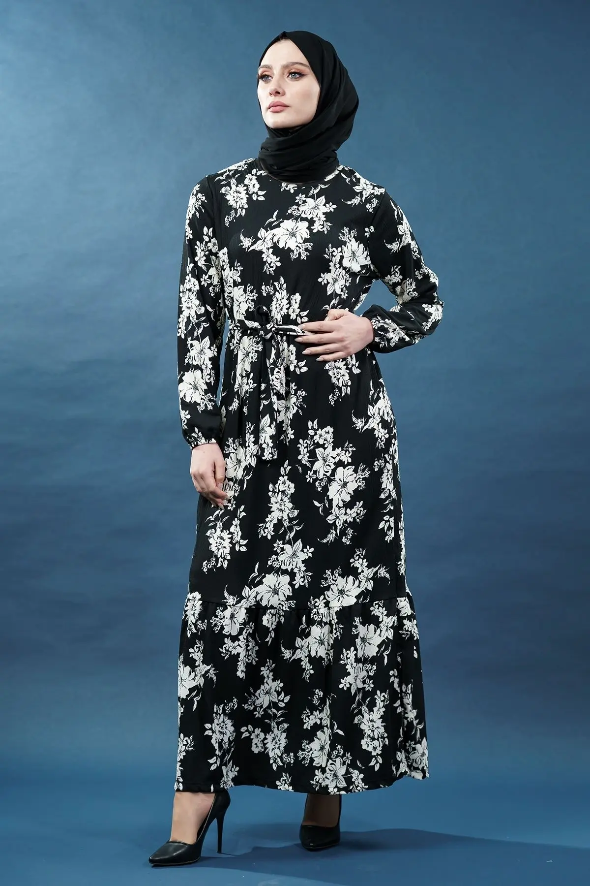 New Season Floral Dress-detail