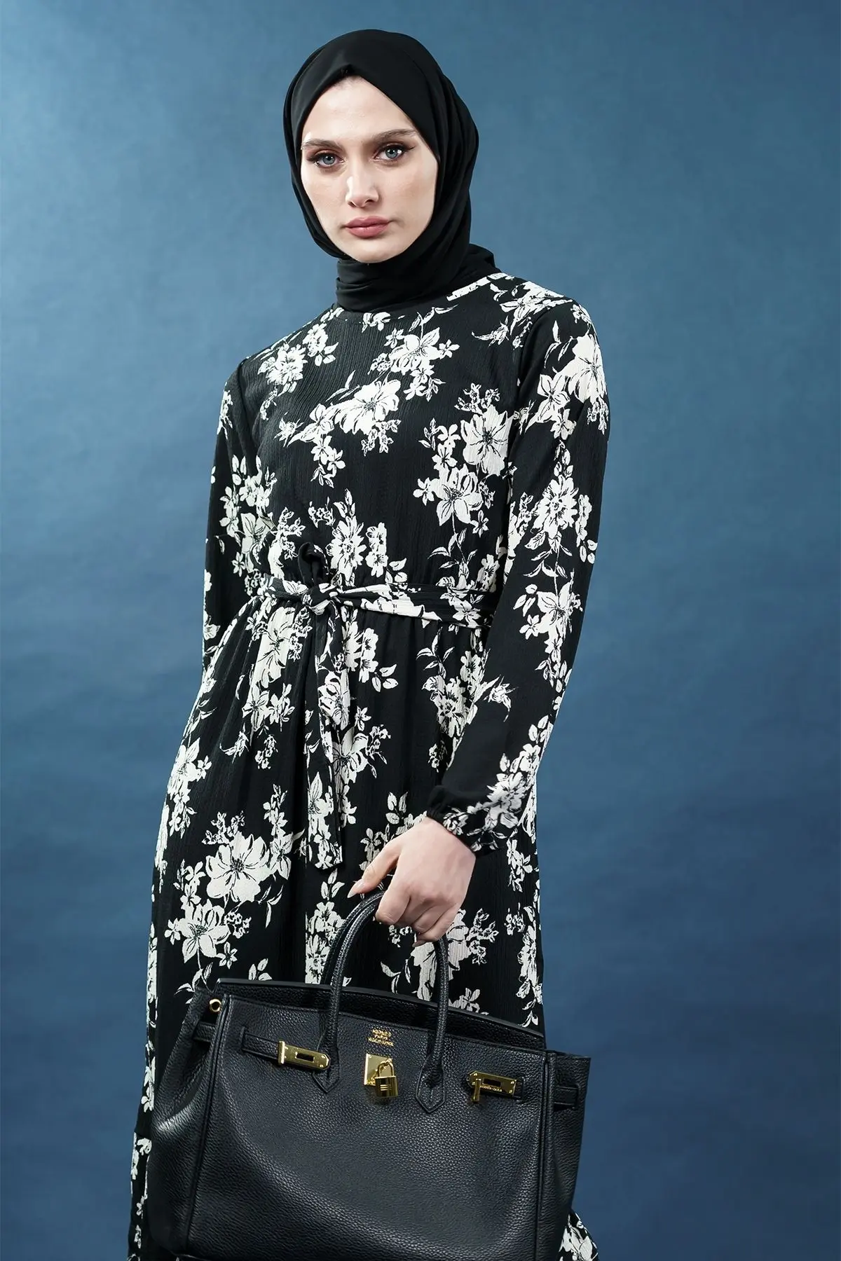 New Season Floral Dress-detail