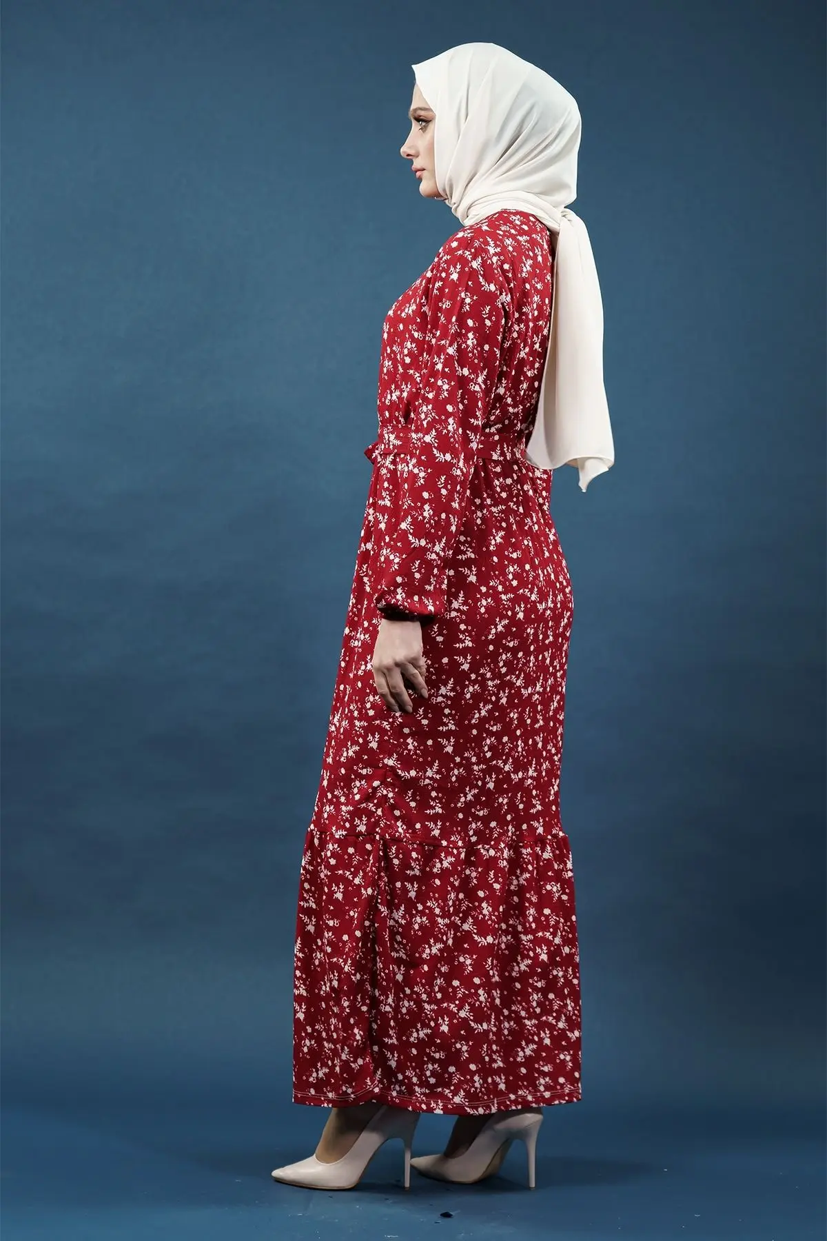 New Season Floral Dress-detail