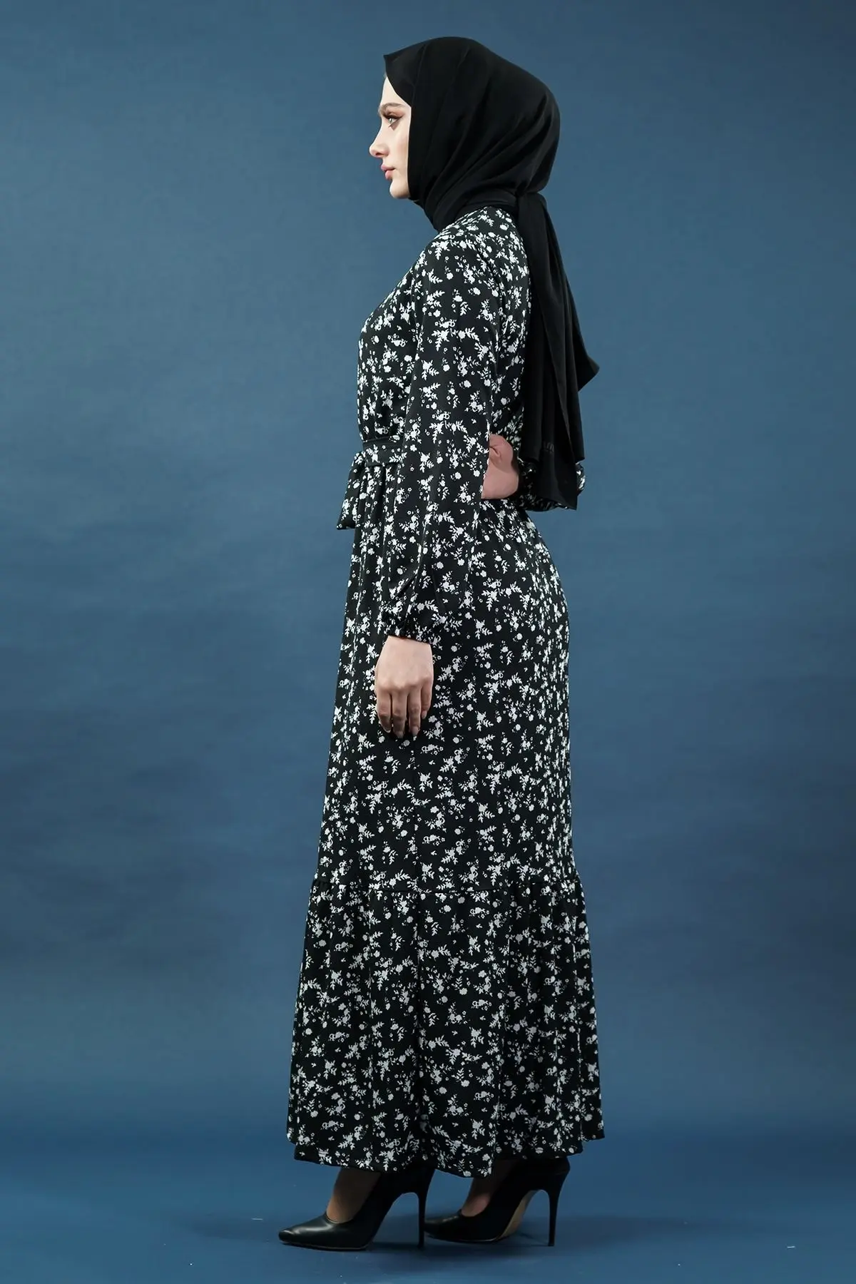 New Season Floral Dress-detail