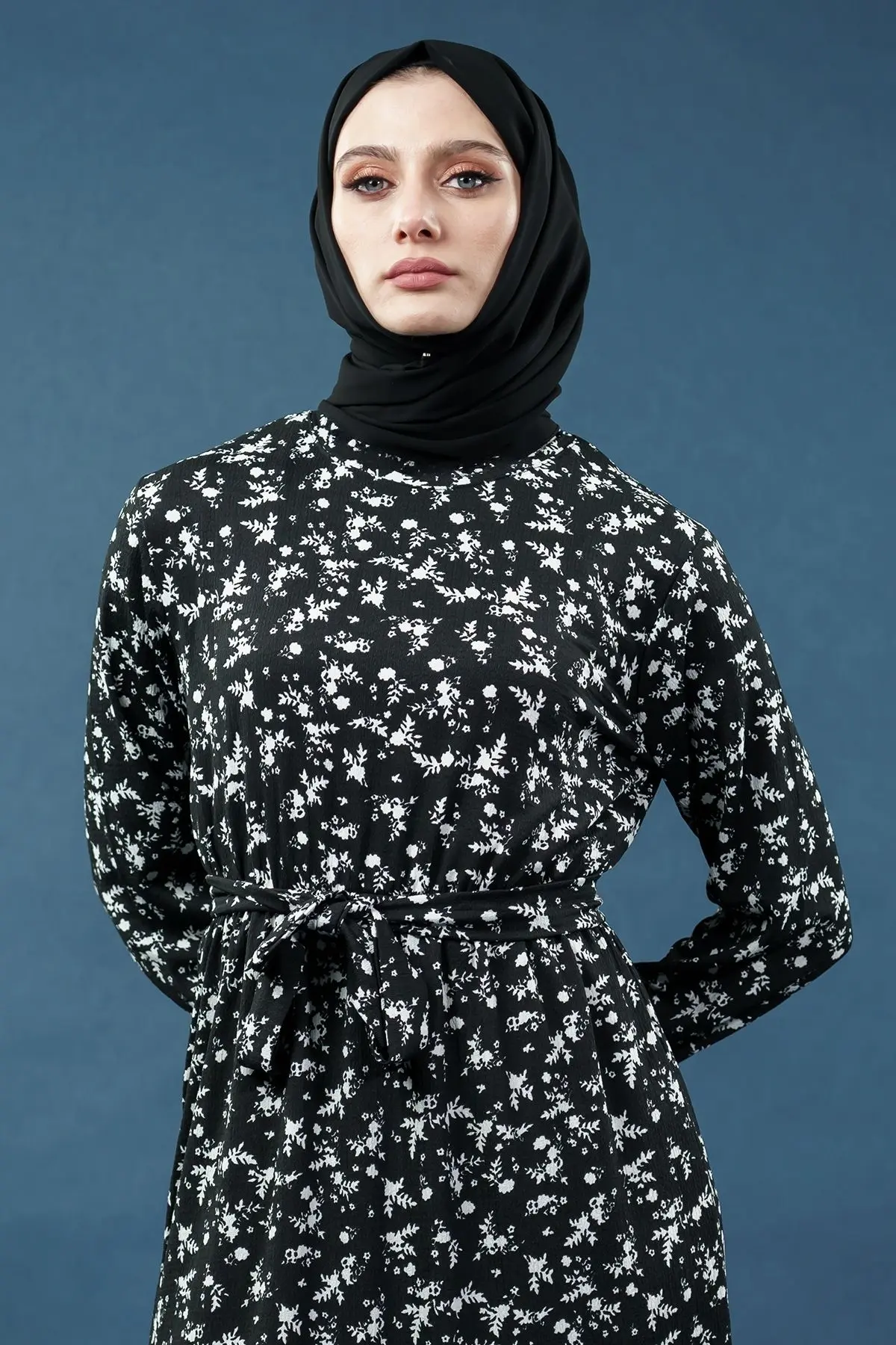 New Season Floral Dress-detail