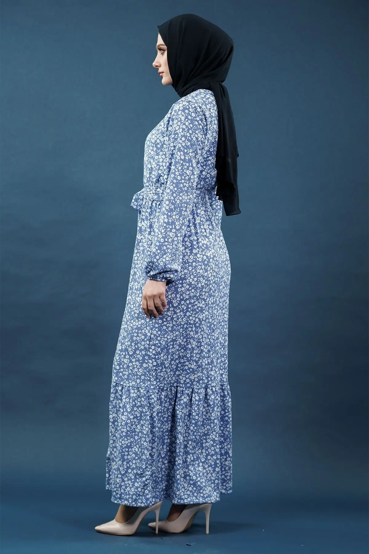 New Season Floral Dress-detail