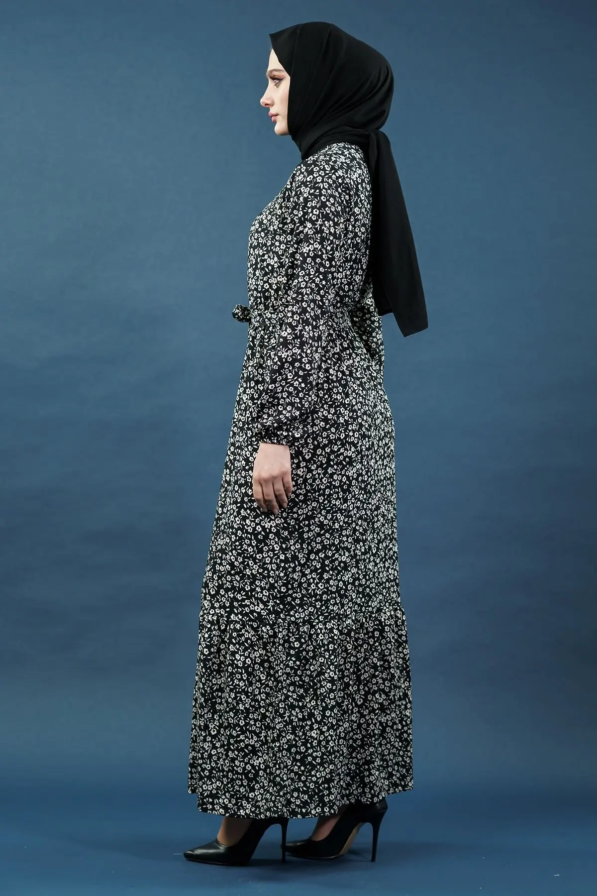 New Season Floral Dress-detail