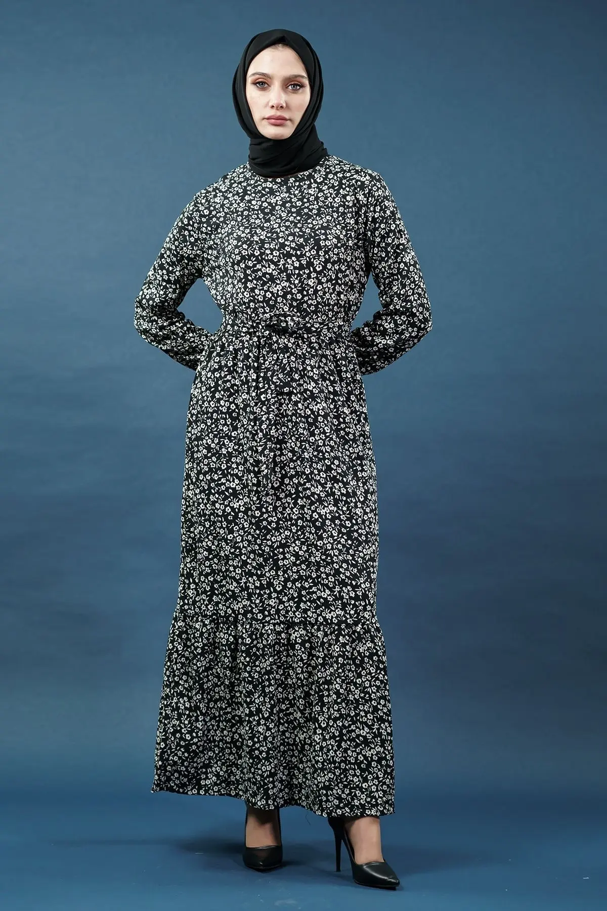 New Season Floral Dress-detail