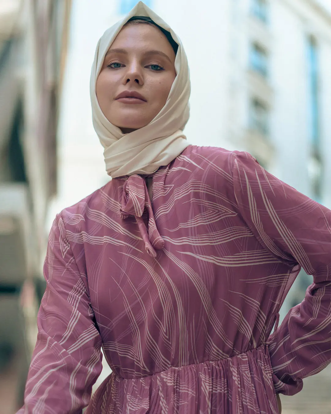 New Season Hijab Dress-detail