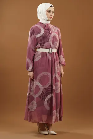 New Season Patterned Daily Dress