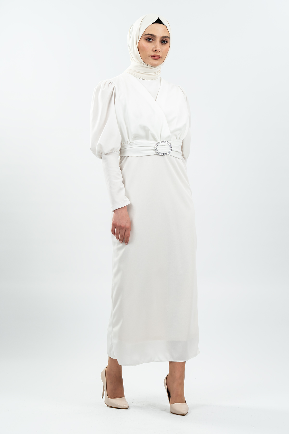 New Season Patterned Hijab Dress