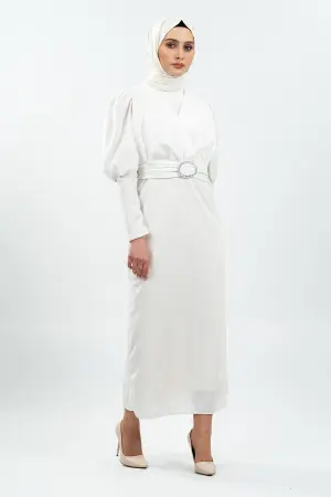 New Season Patterned Hijab Dress