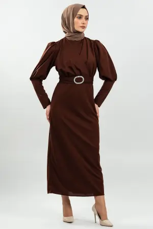 New Season Patterned Hijab Dress