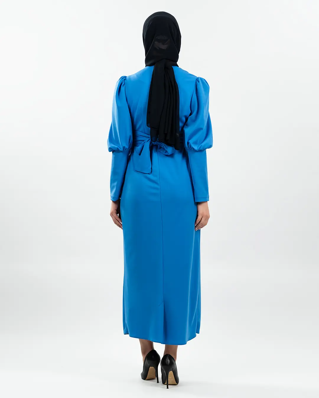 New Season Patterned Hijab Dress-detail