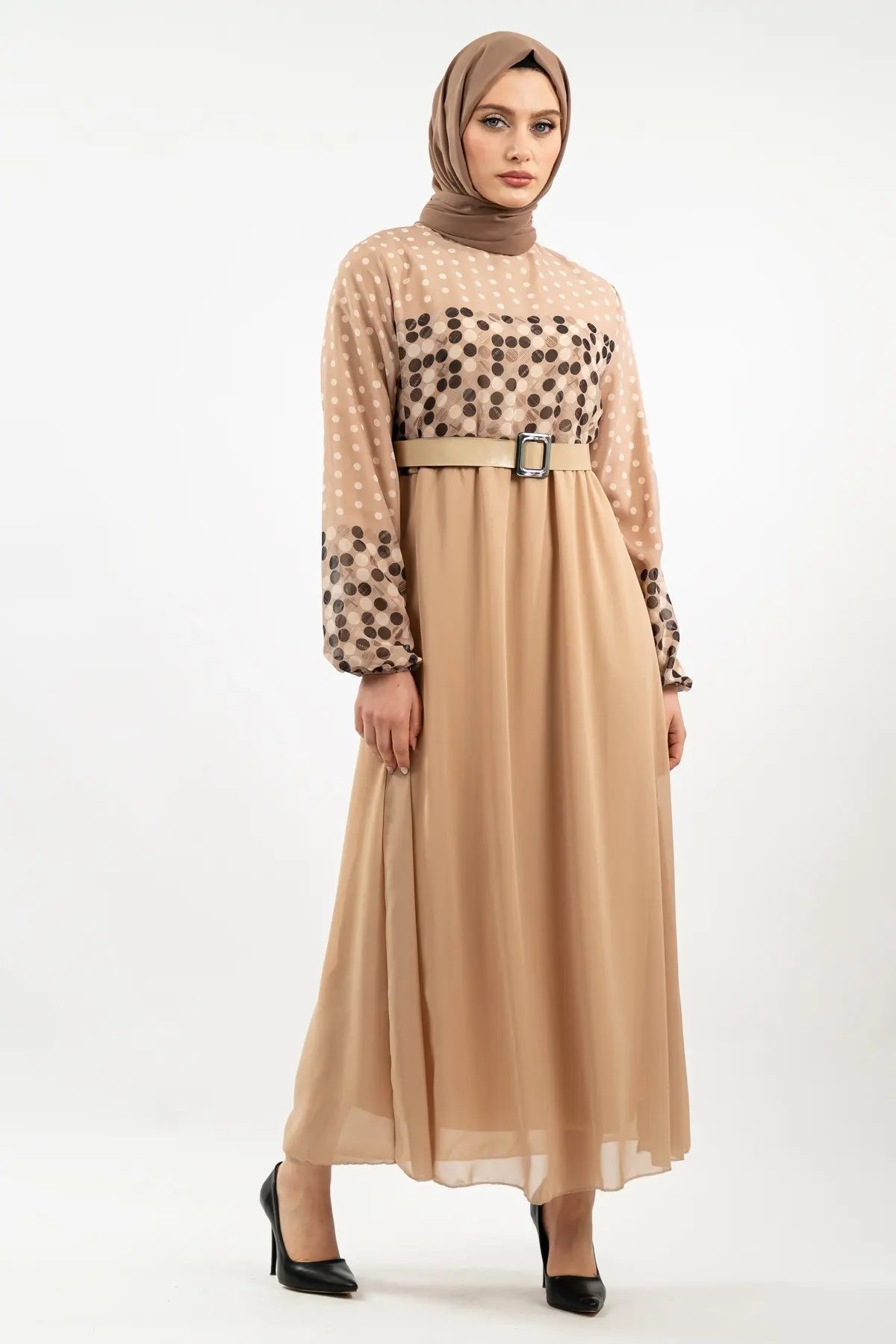 New Season Polka Dot Hijab Dress