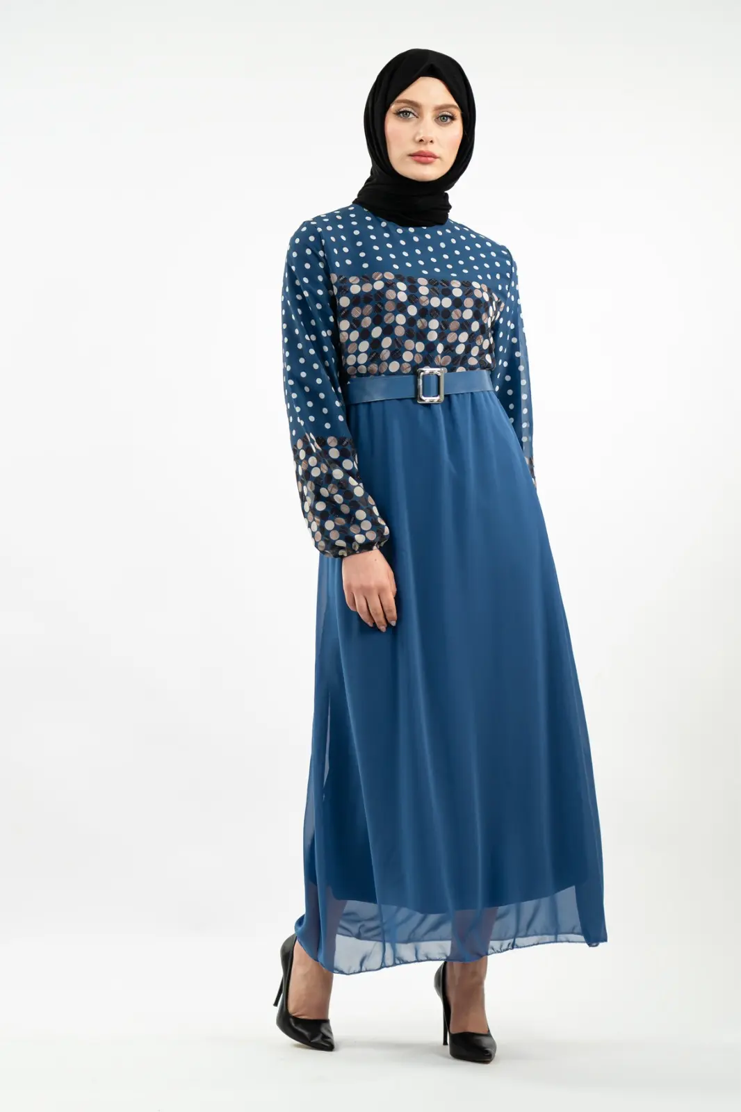 New Season Polka Dot Hijab Dress