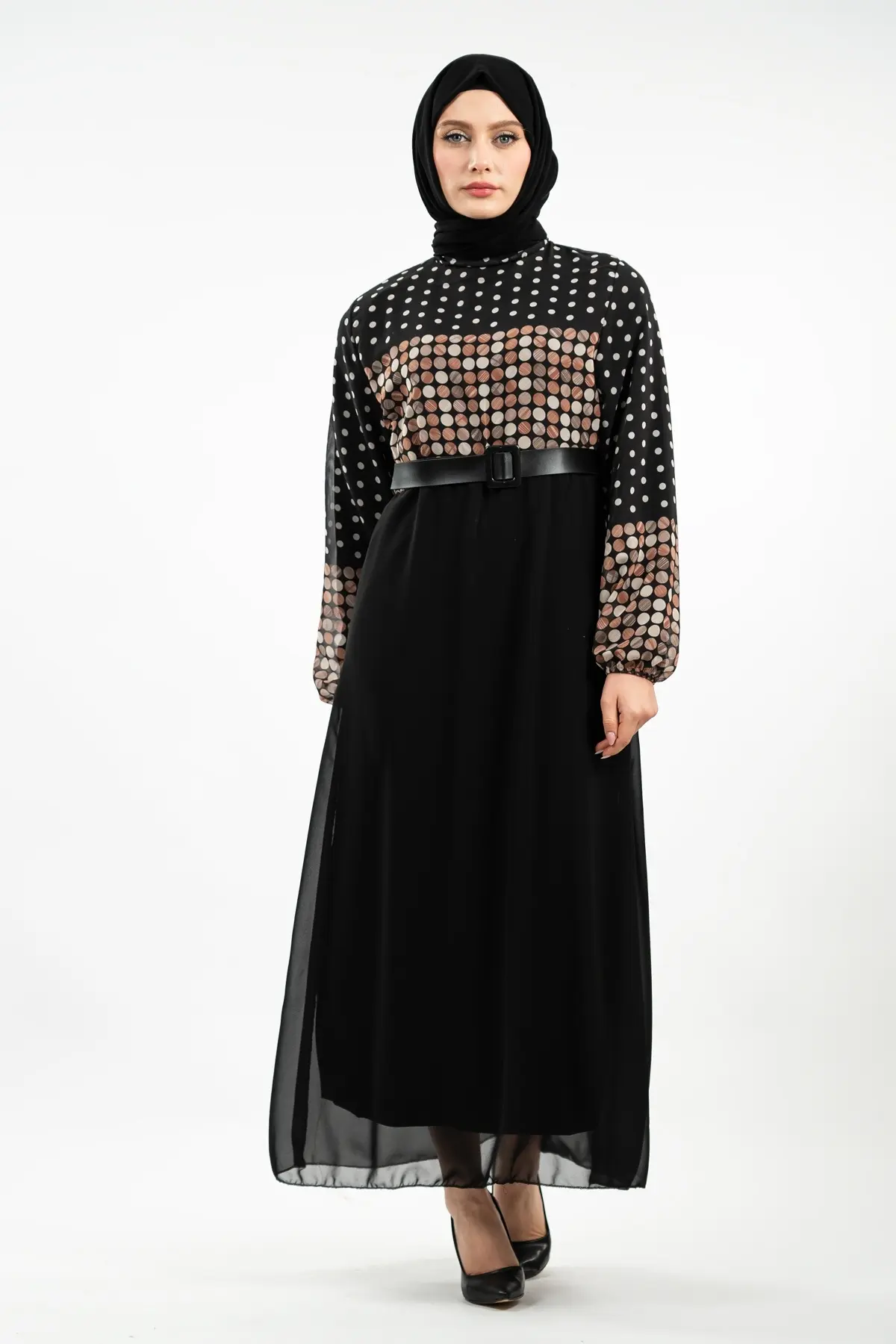 New Season Polka Dot Hijab Dress