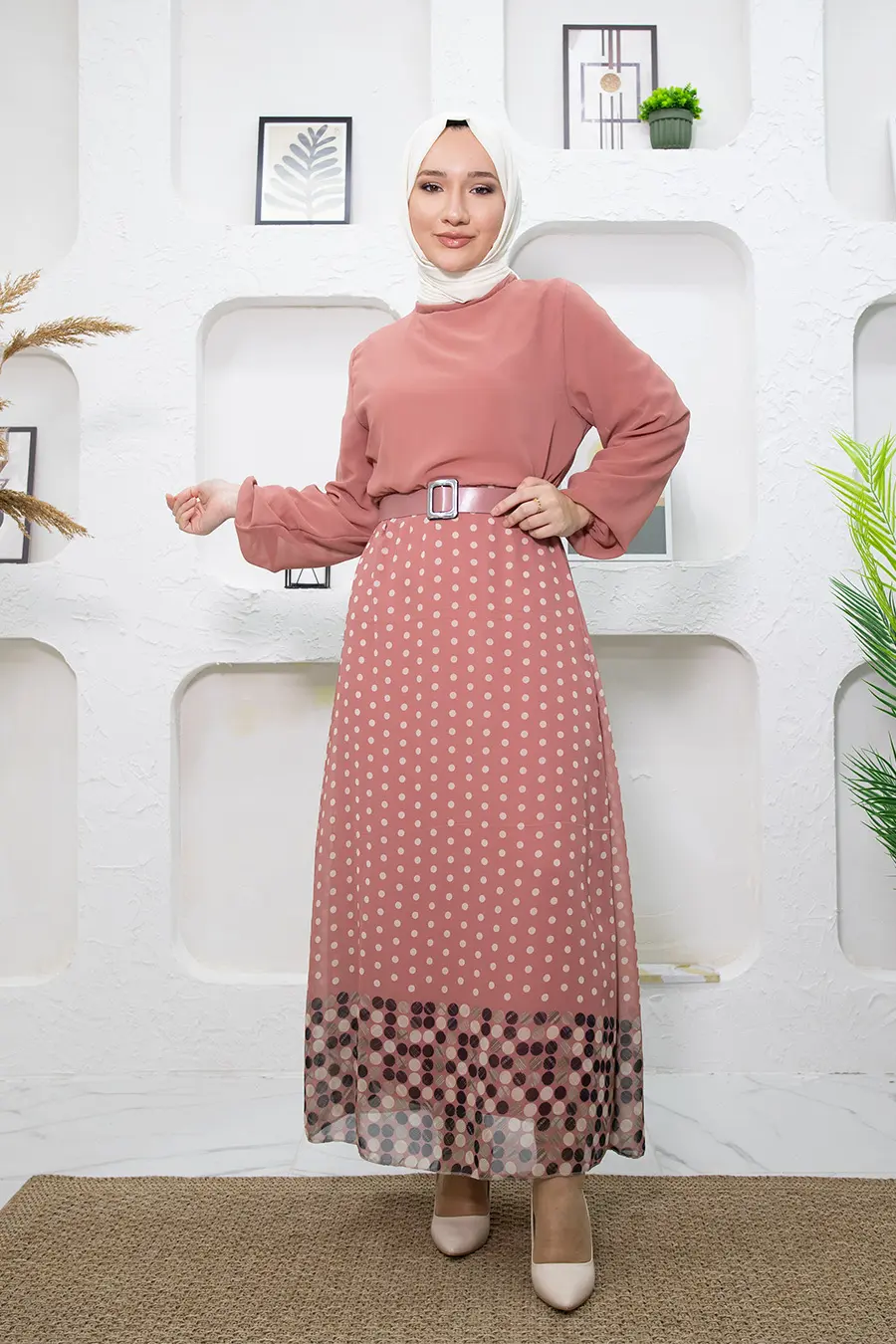 New Season Skirt Polka Dot Hijab Dress