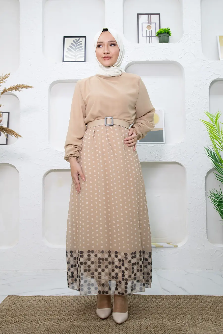 New Season Skirt Polka Dot Hijab Dress