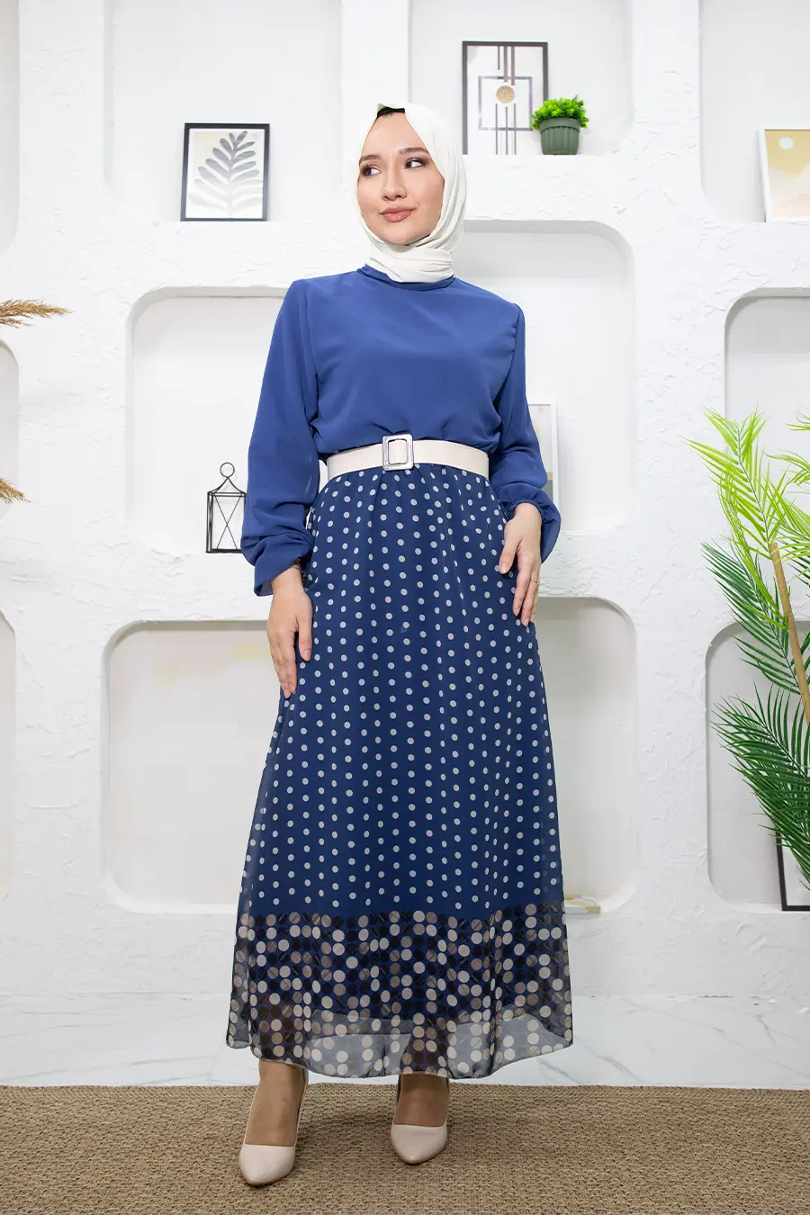 New Season Skirt Polka Dot Hijab Dress