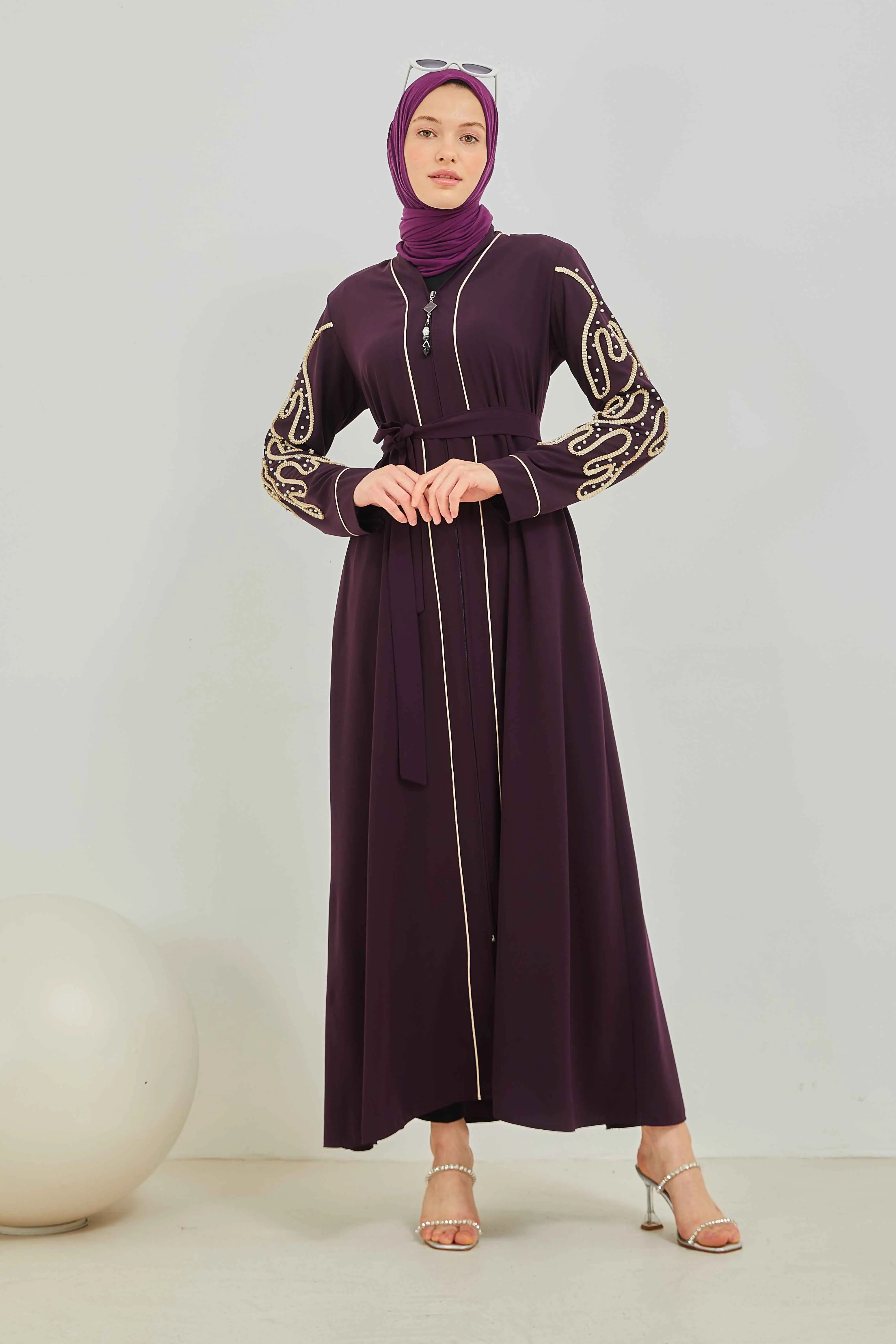 New Season Special Design Pearled Abaya