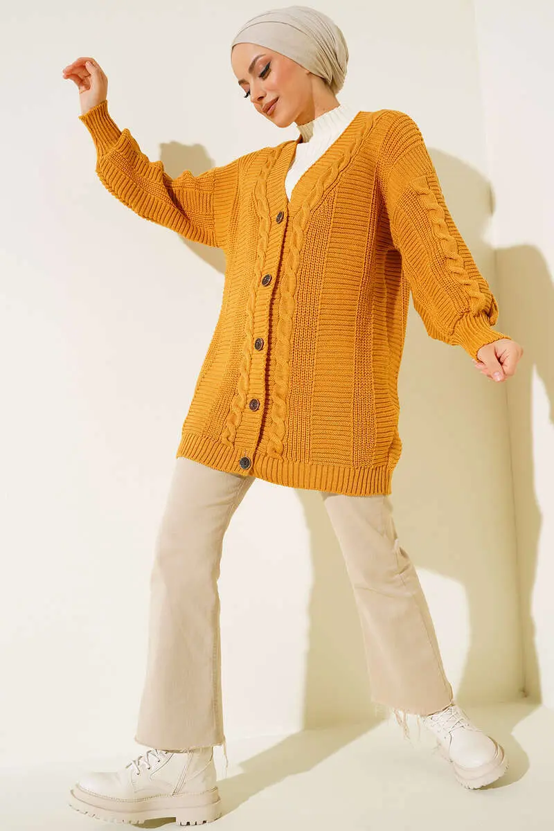 New Yellow Cardigan