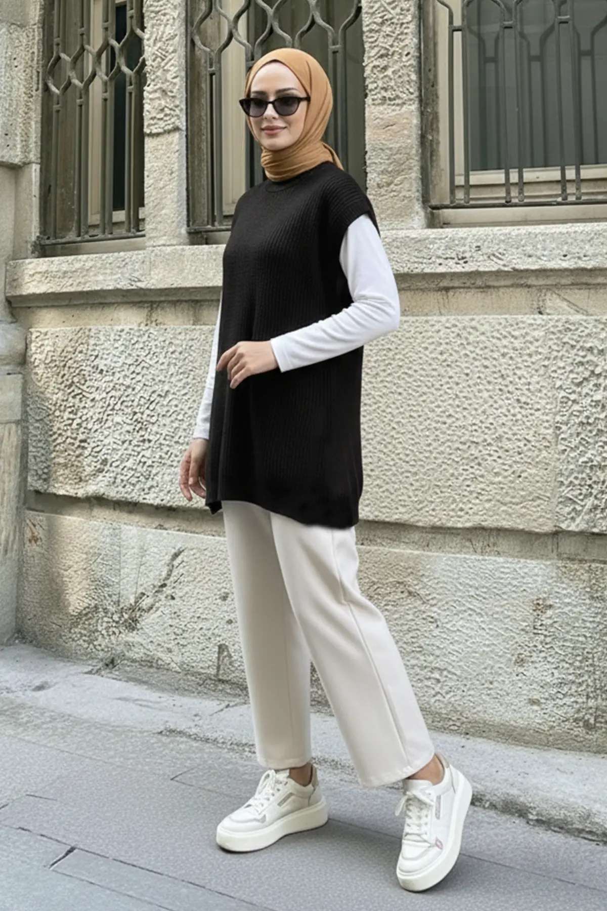 Oversize Knit Sweater-detail