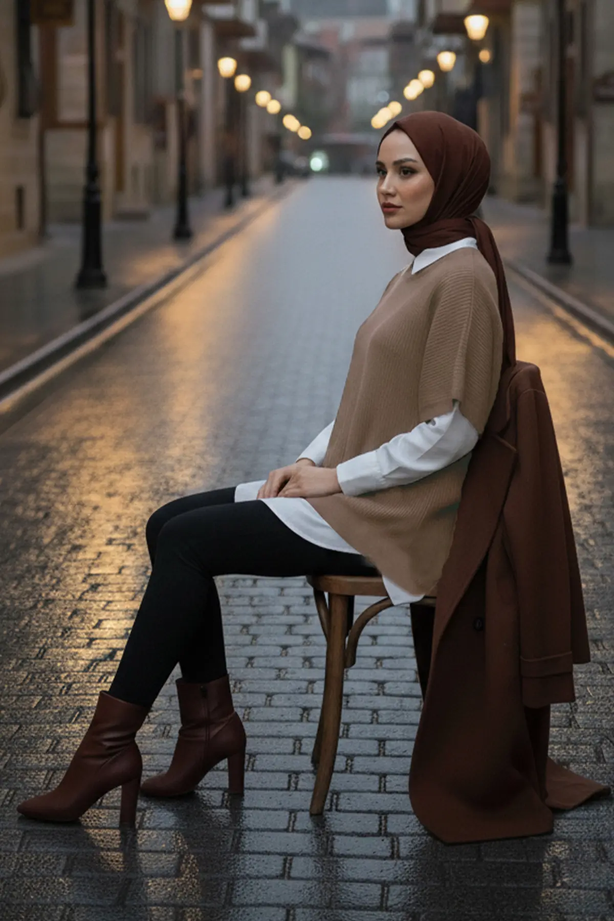 Oversize Knit Sweater-detail