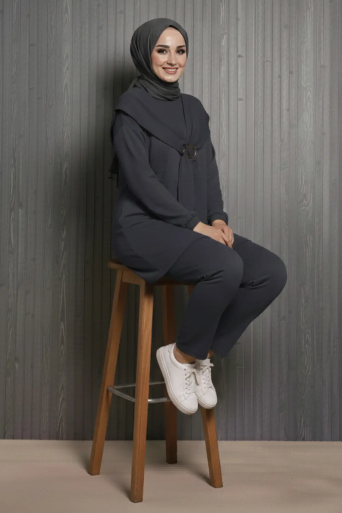 Oysho Two-piece Set With Buckle Detail-detail