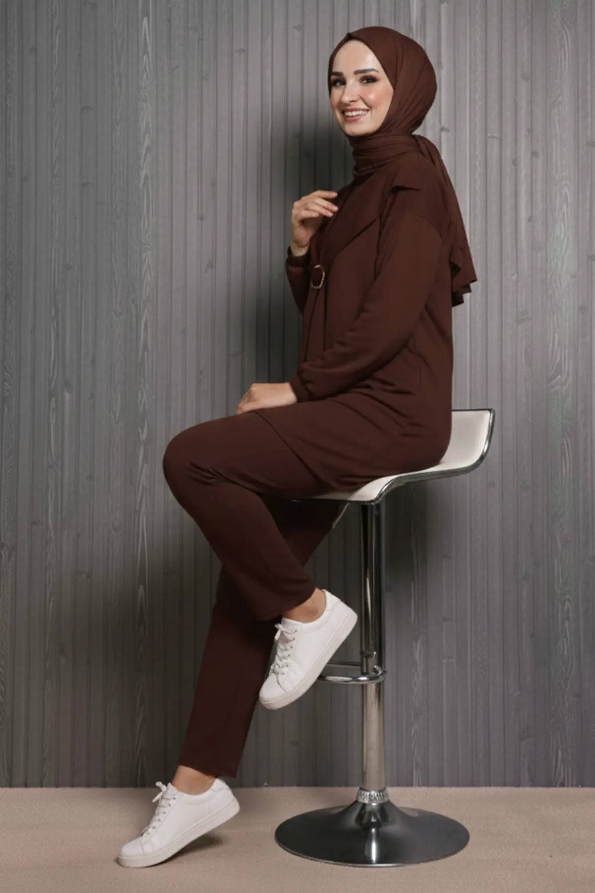 Oysho Two-piece Set With Buckle Detail-detail