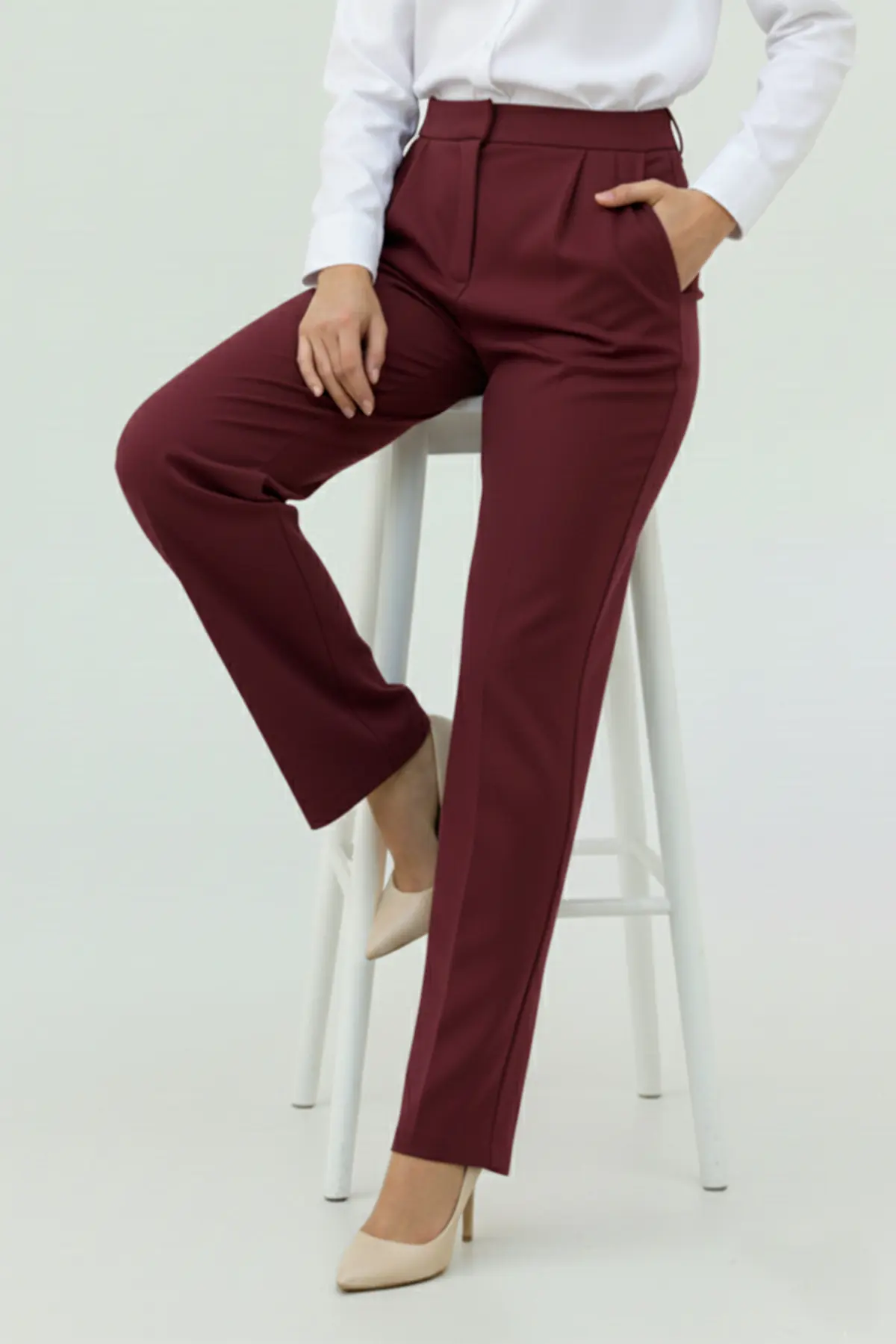 Palazzo Pants With Pockets-detail