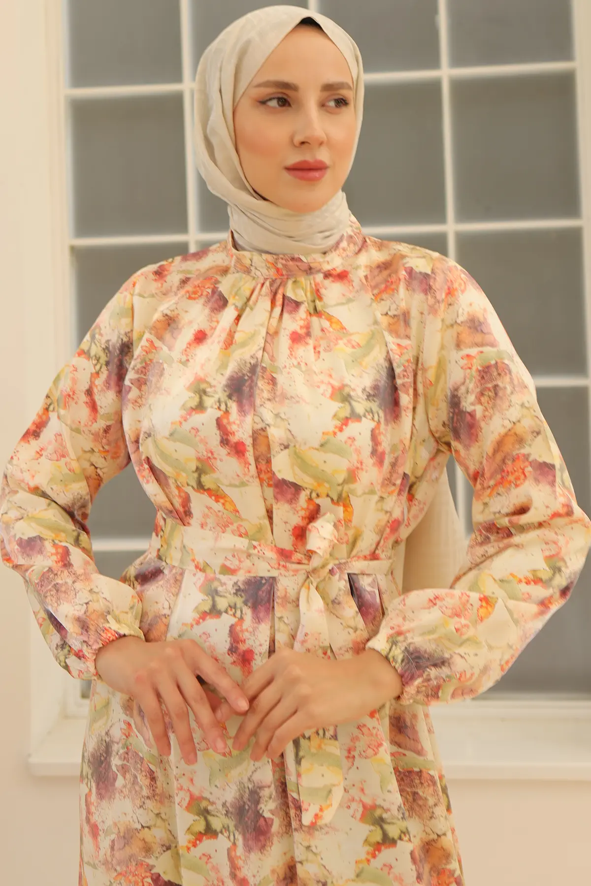 Patterned Dress-detail