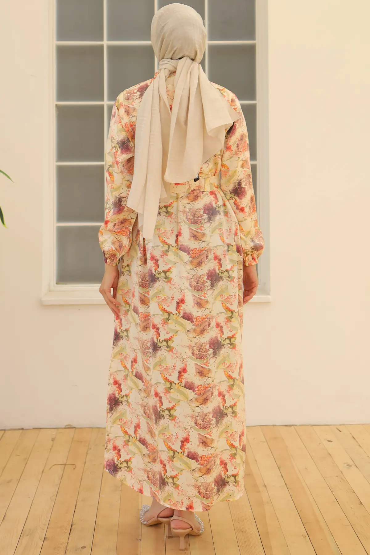 Patterned Dress-detail