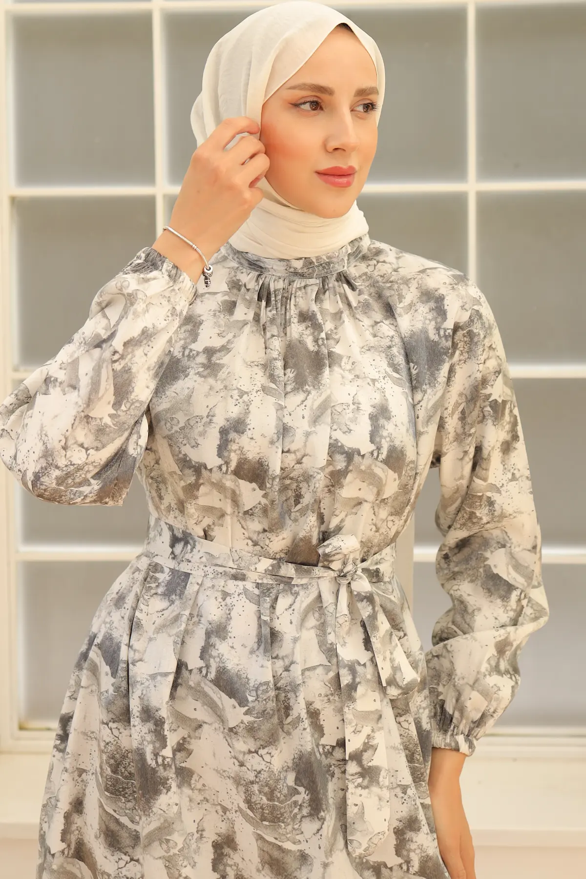 Patterned Dress-detail