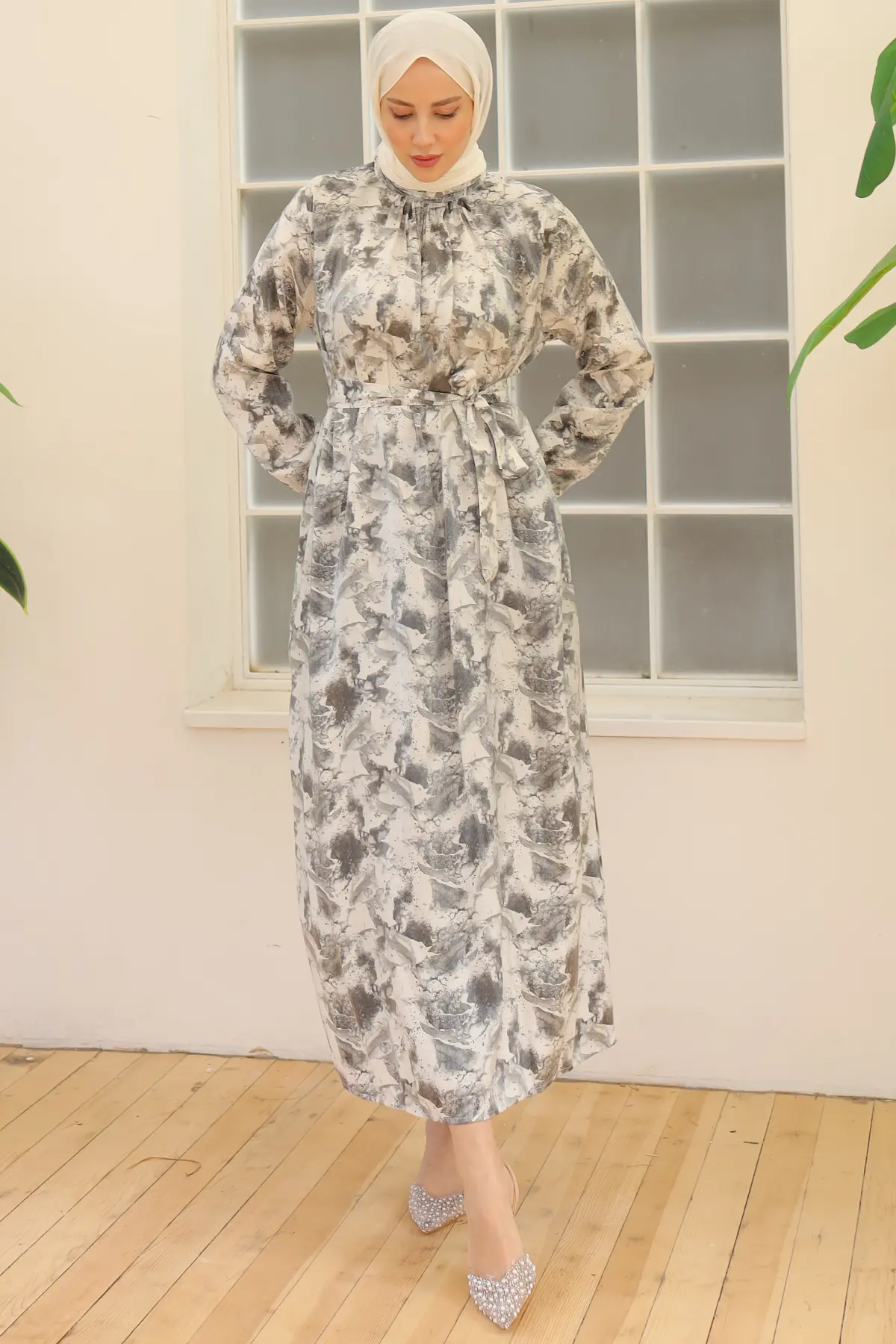 Patterned Dress-detail