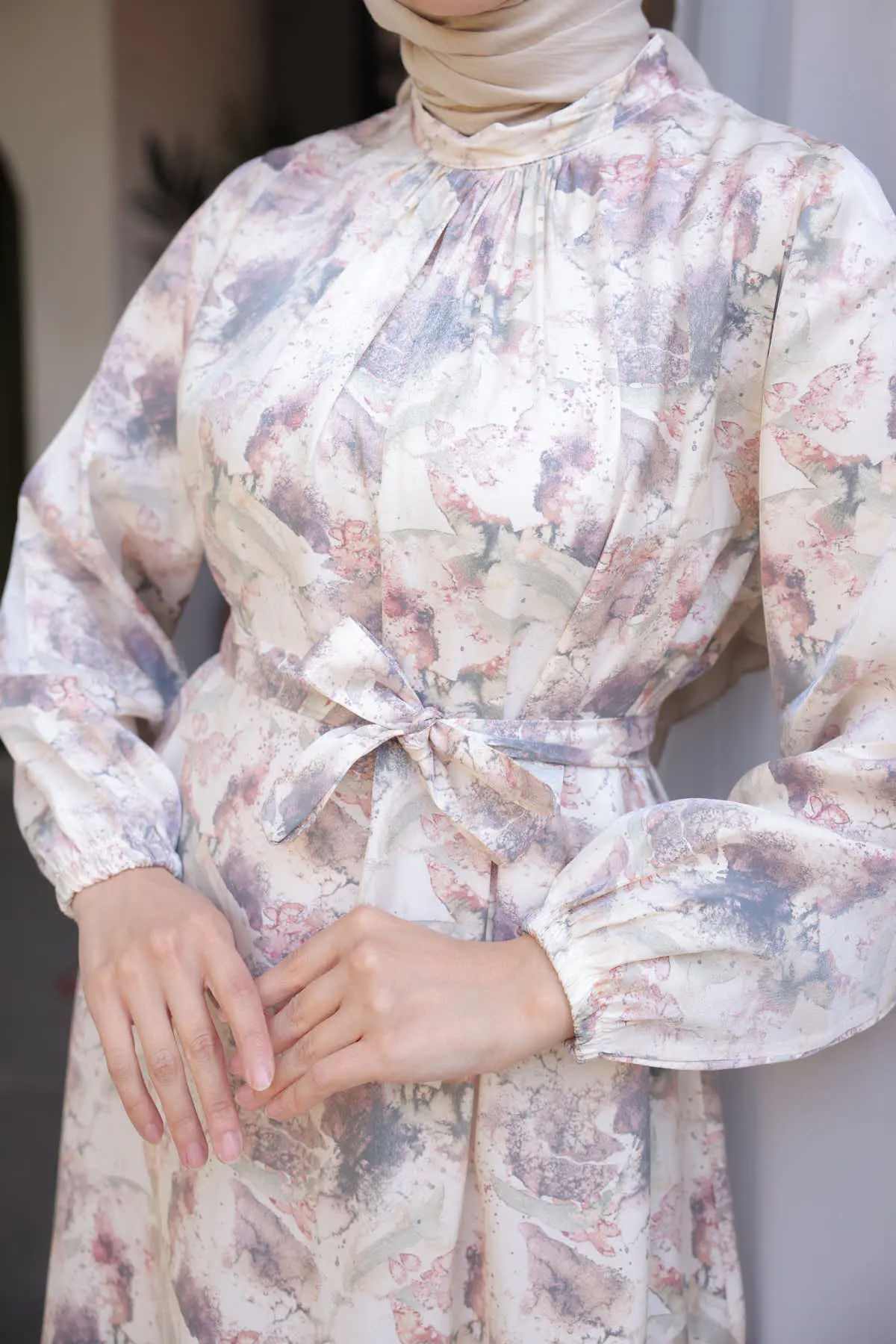 Patterned Dress-detail