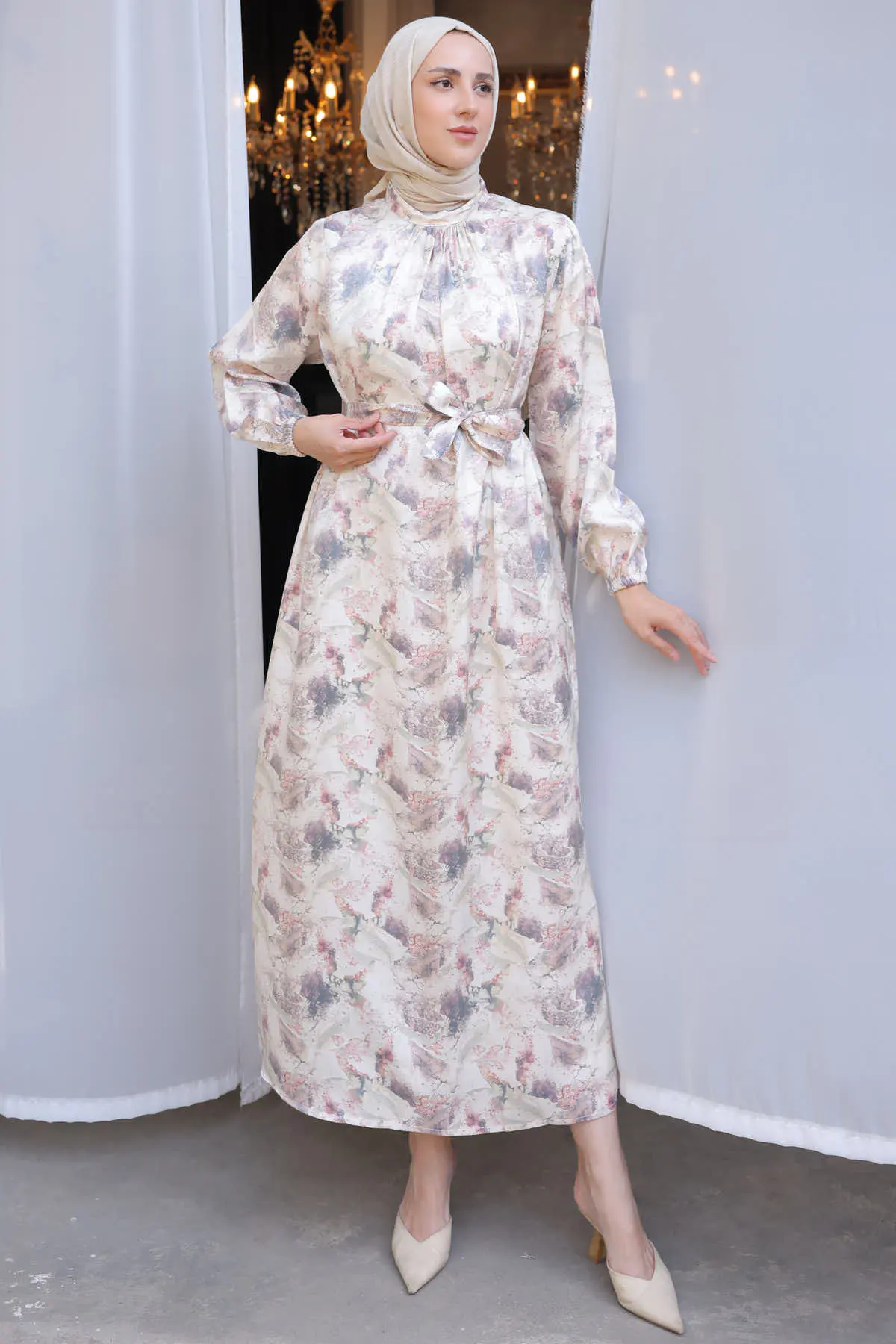 Patterned Dress-detail