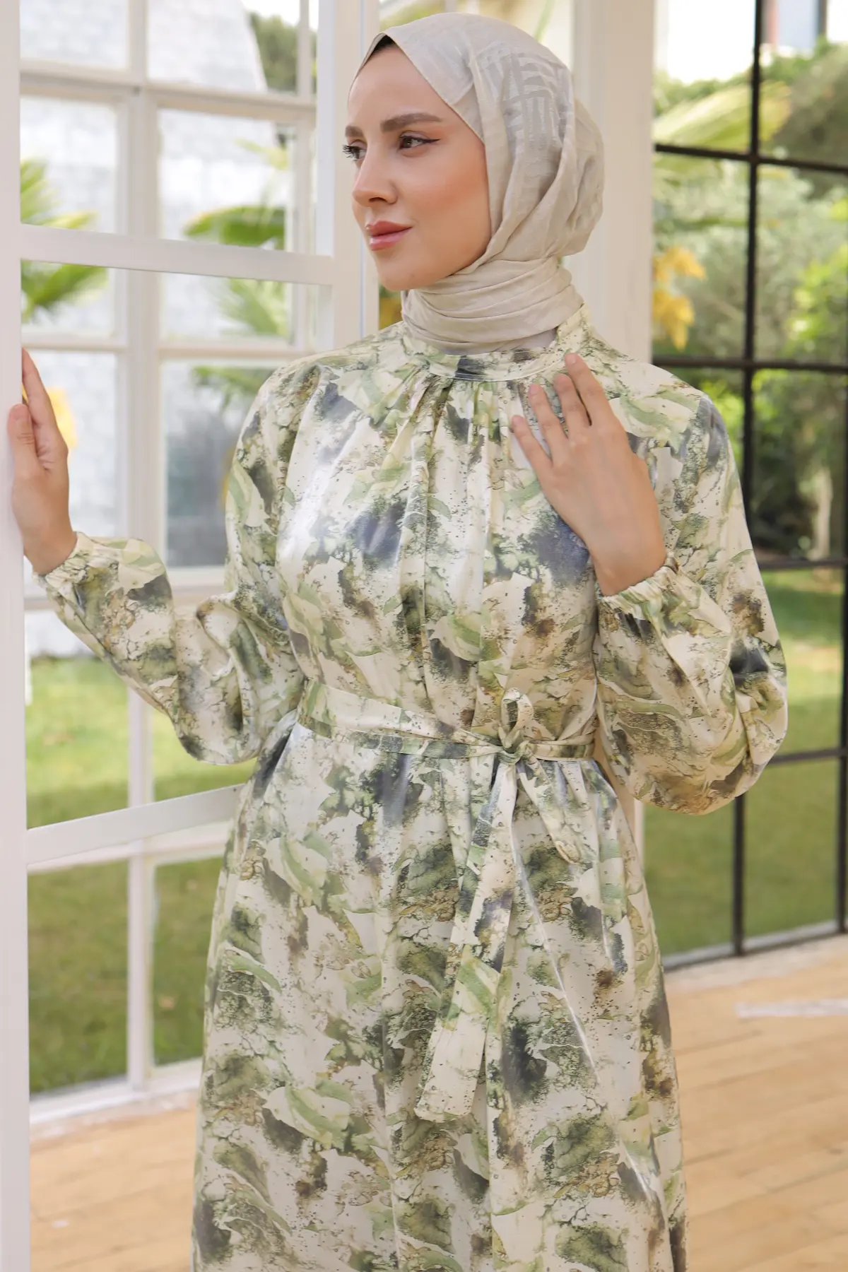 Patterned Dress-detail