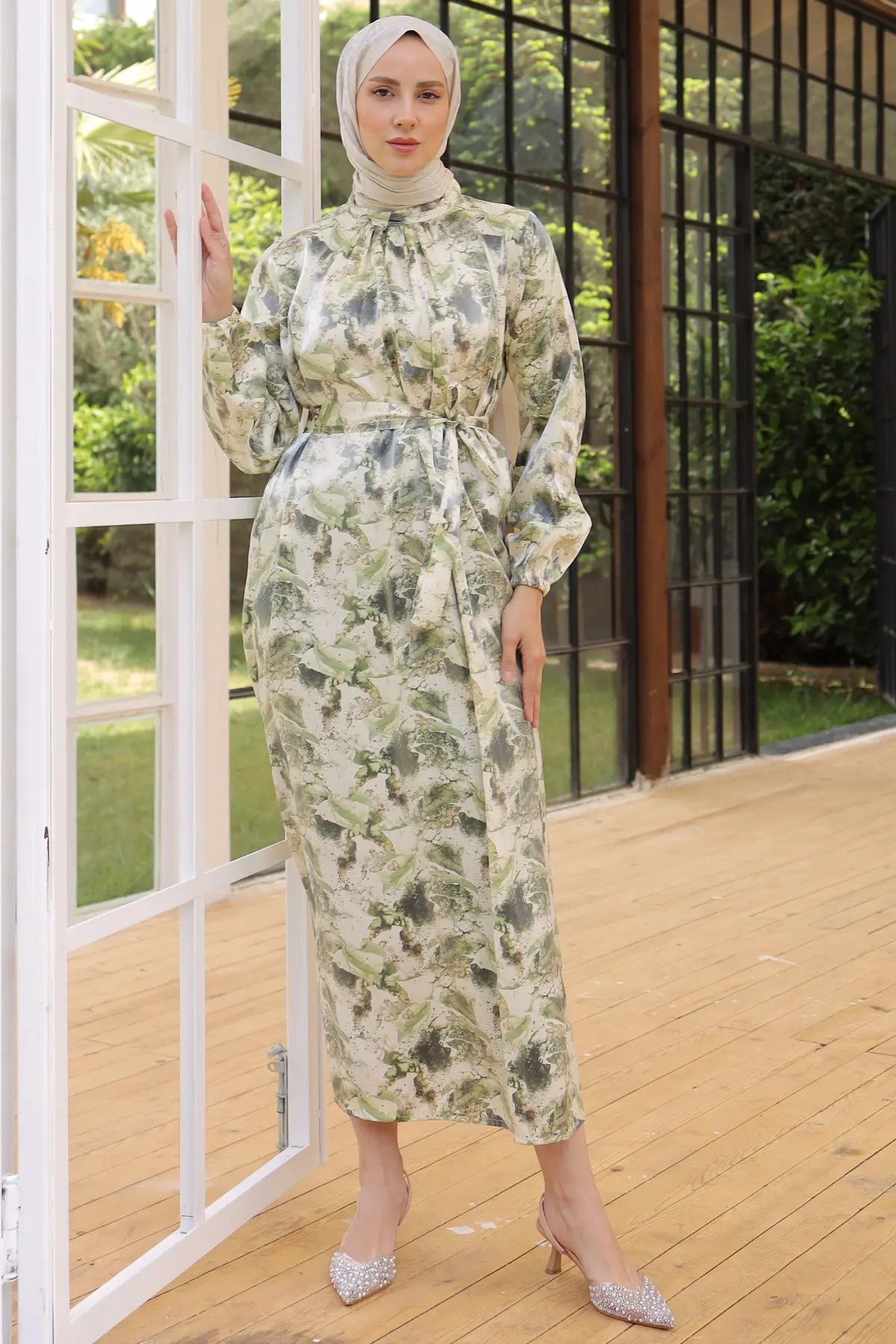 Patterned Dress-detail