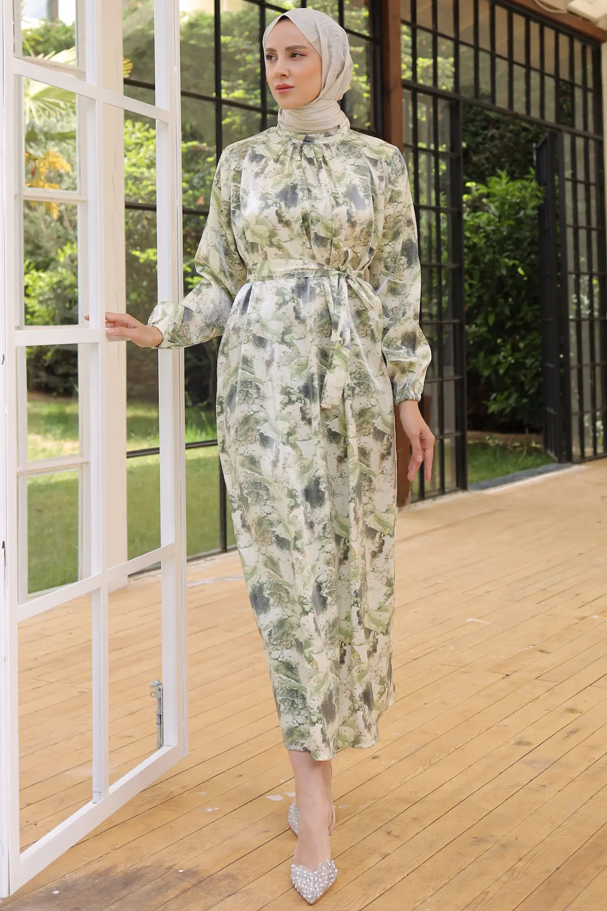 Patterned Dress-detail