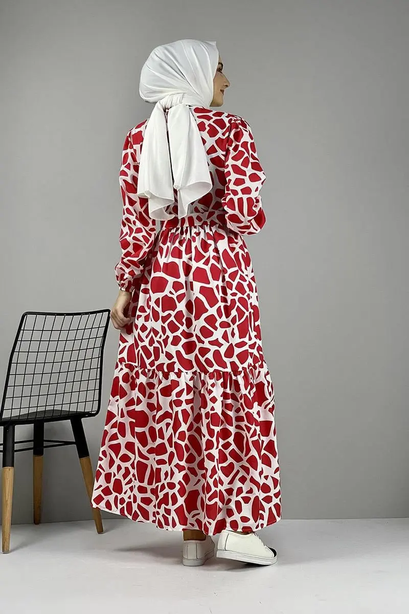 Patterned Dress-detail