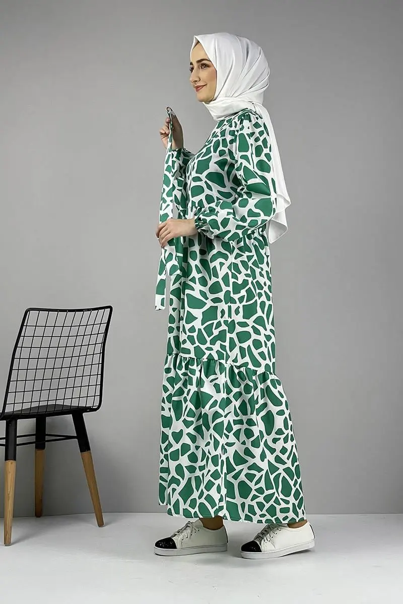 Patterned Dress-detail