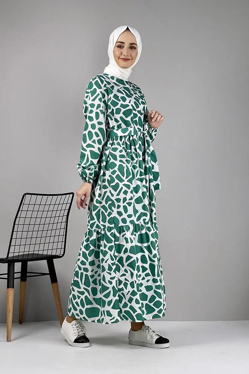 Patterned Dress-detail