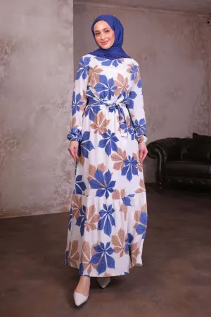 Patterned Hijab Dress