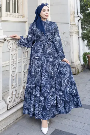 Patterned Hijab Jessica Dress