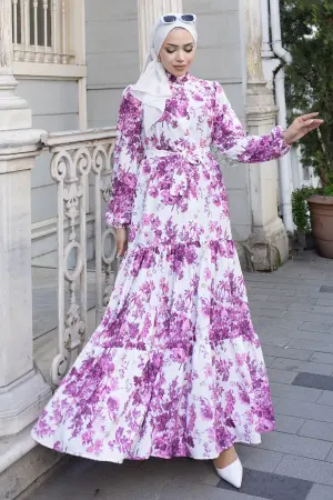 Patterned Hijab Jessica Dress