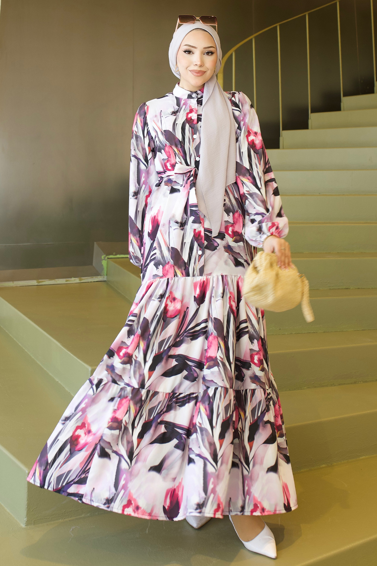 Patterned Hijab Jessica Dress