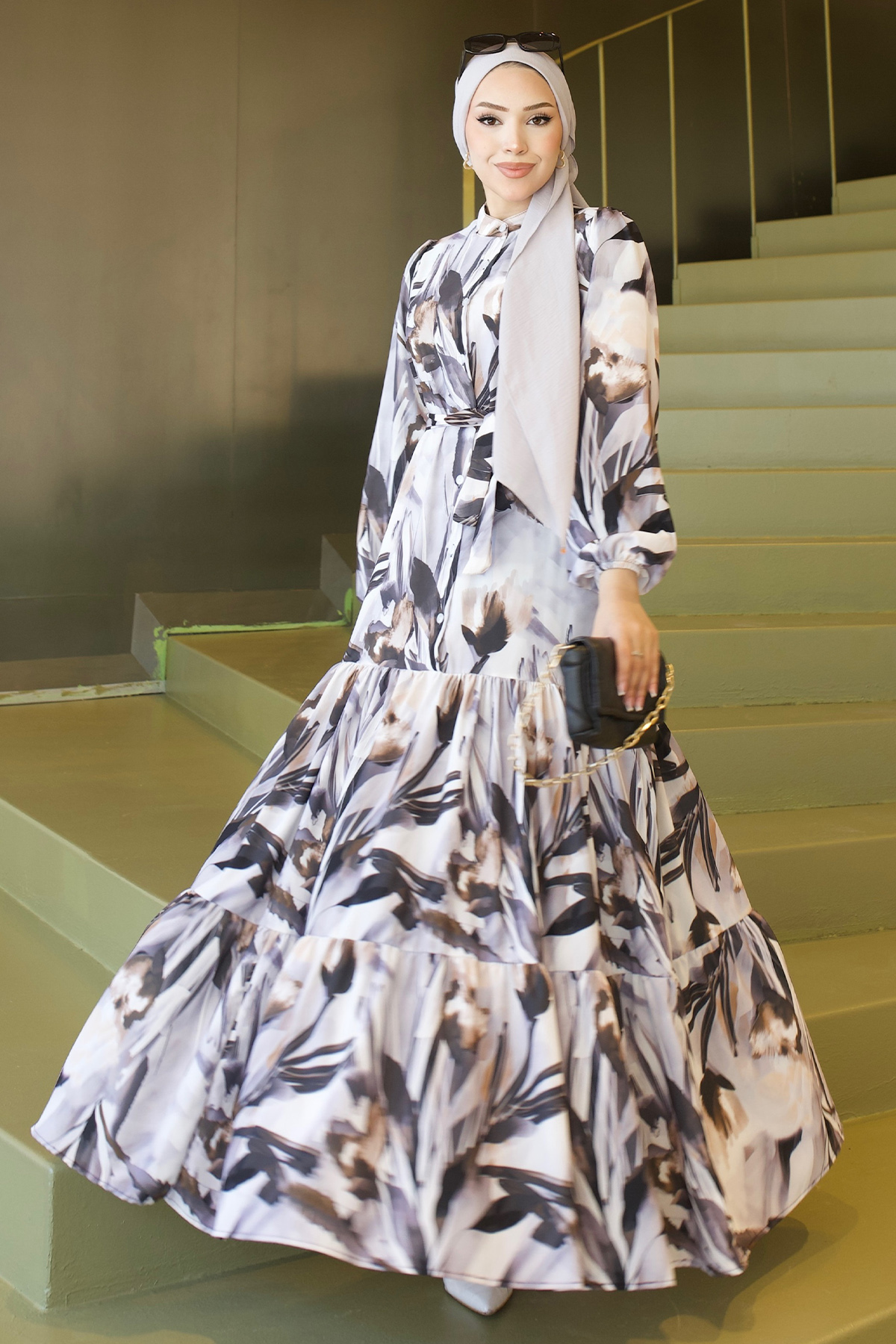 Patterned Hijab Jessica Dress