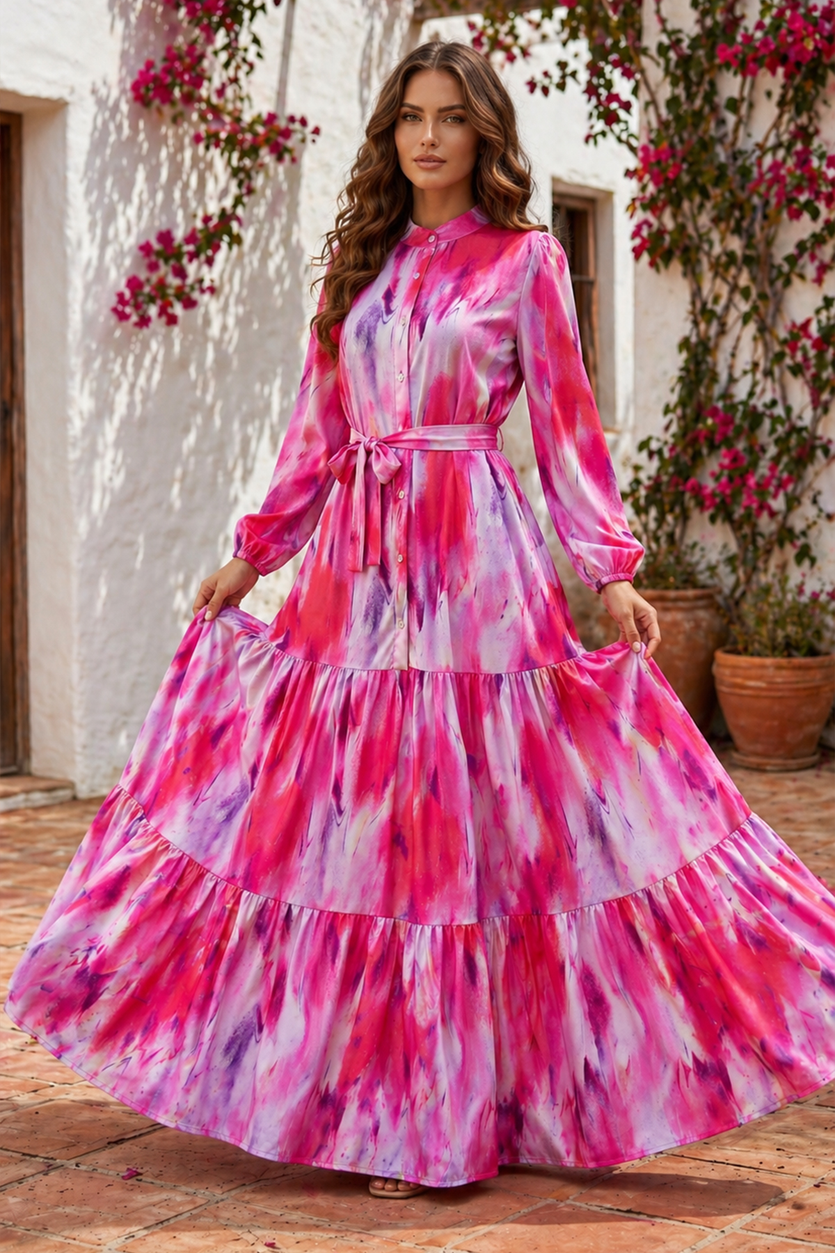 Patterned Hijab Jessica Dress