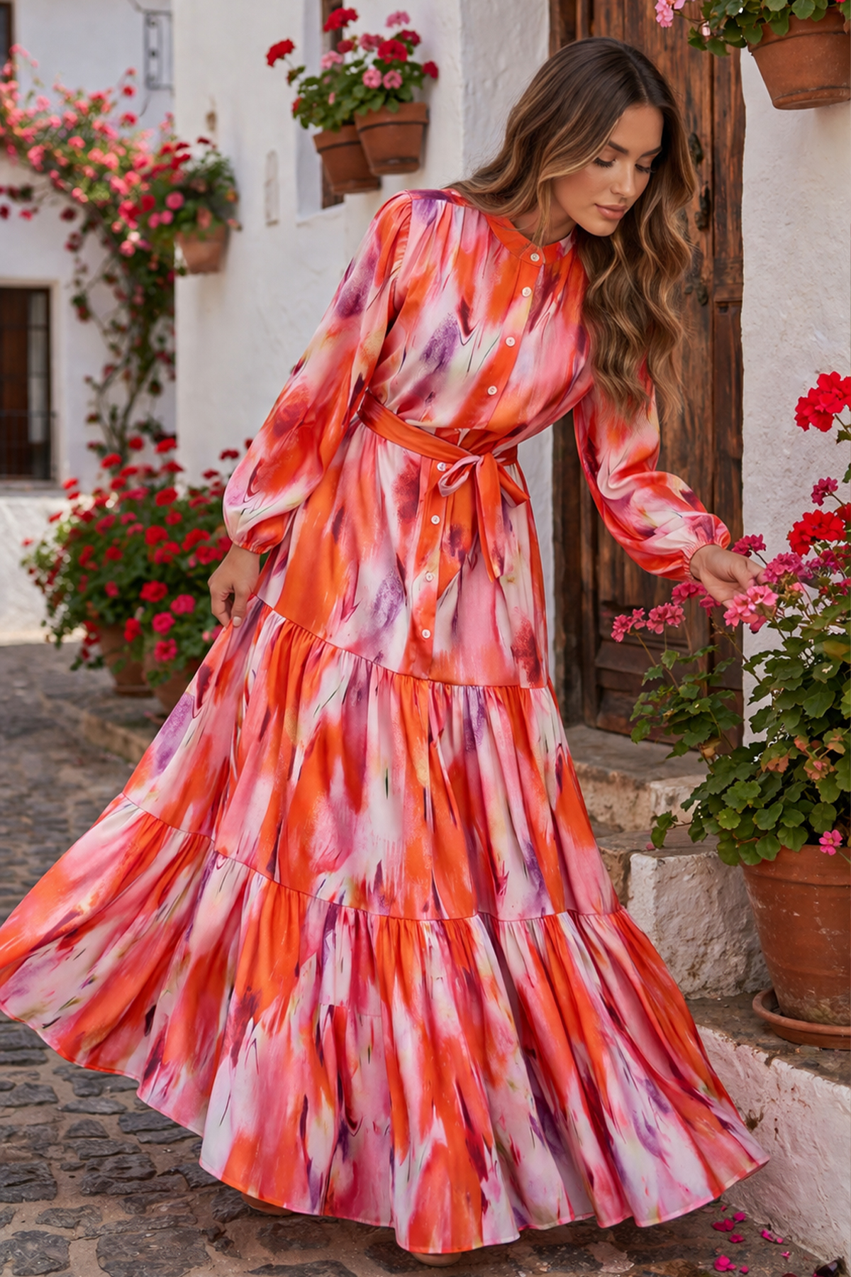 Patterned Hijab Jessica Dress