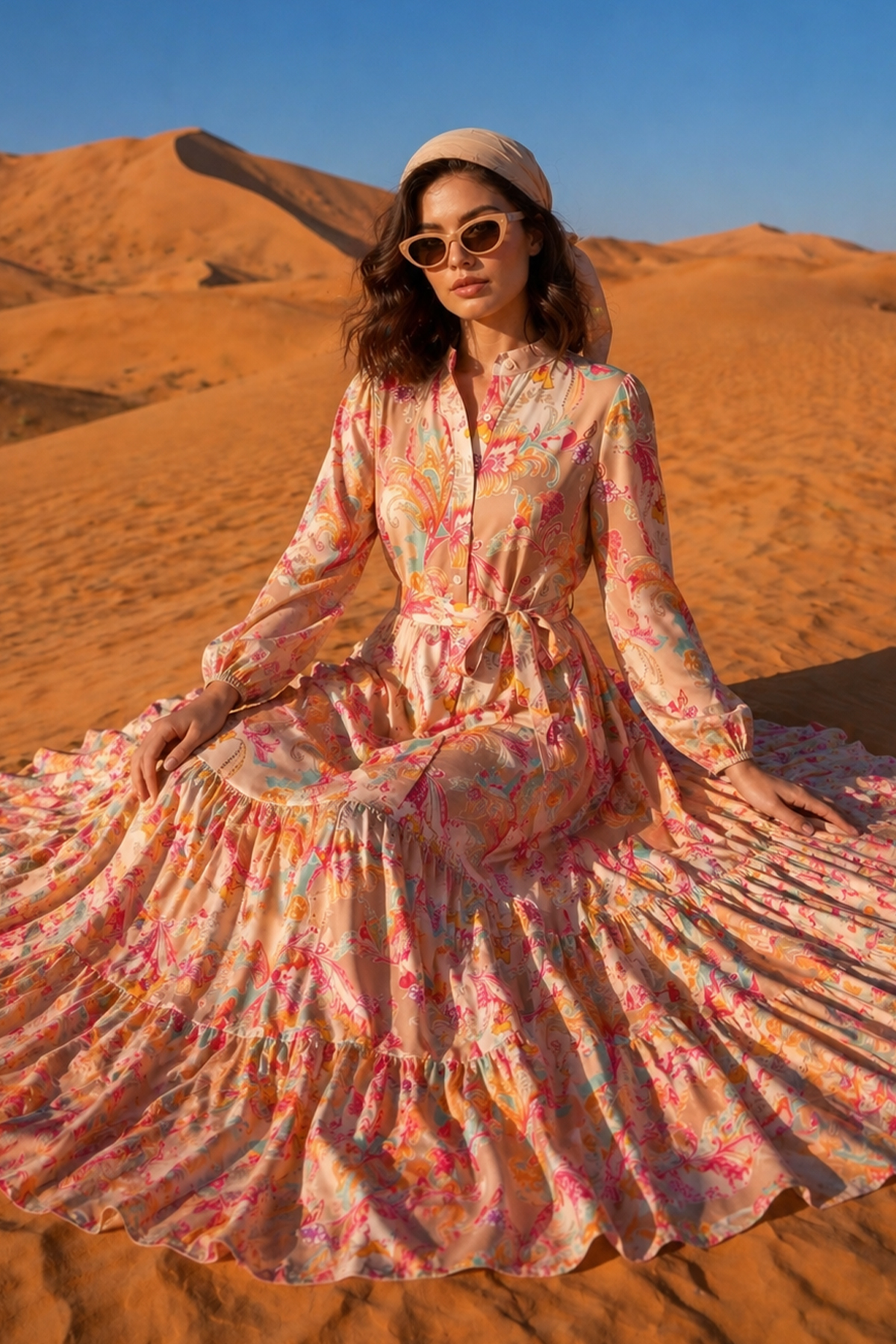 Patterned Hijab Jessica Dress