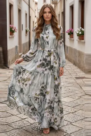 Patterned Hijab Jessica Dress
