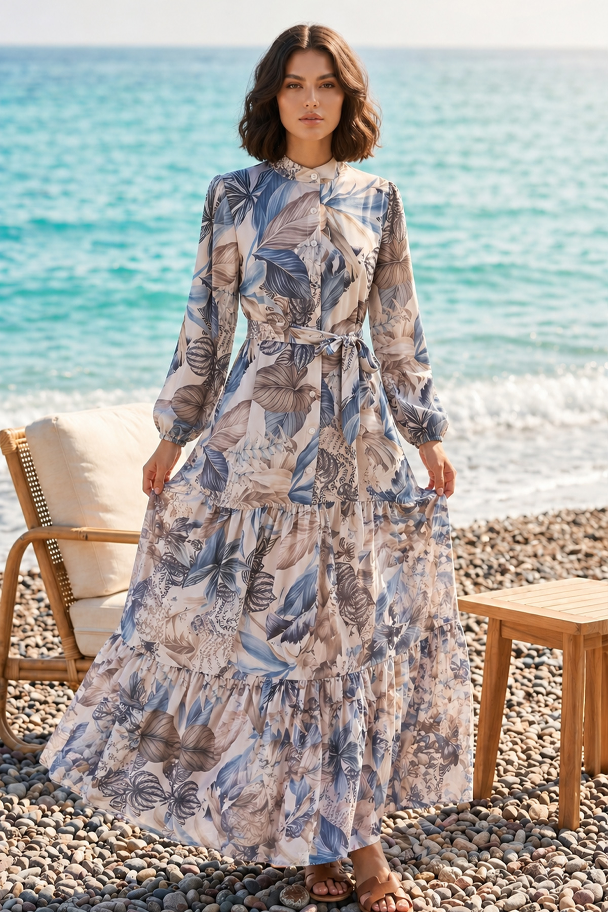 Patterned Hijab Jessica Dress